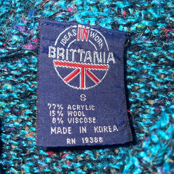 Vintage 80s Men’s/Unisex Chunky Knit Sweater Size S - Picture 5 of 6